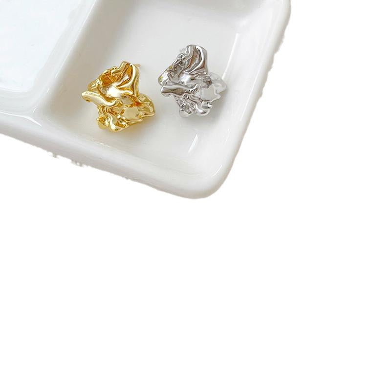 Wholesale 14K Gold Filled Color Preservation Real Gold Plated Baroque Style Irregular DIY Earrings Accessories